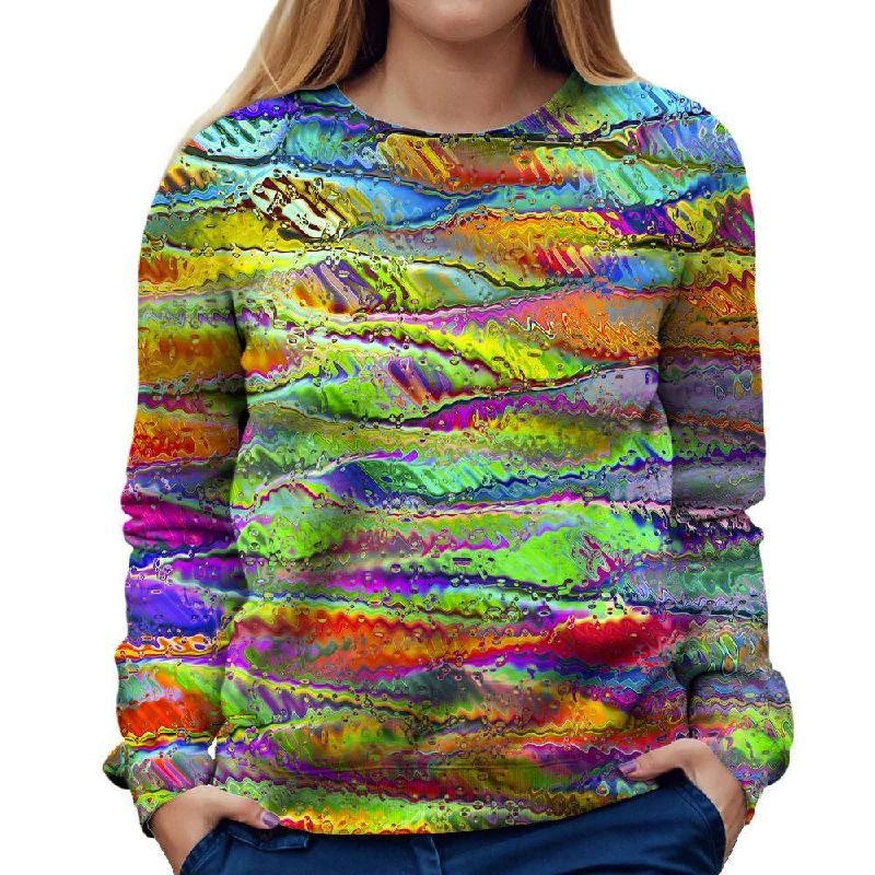 Distorted Colors Womens Sweatshirt All-season Hoodie Sweatshirt