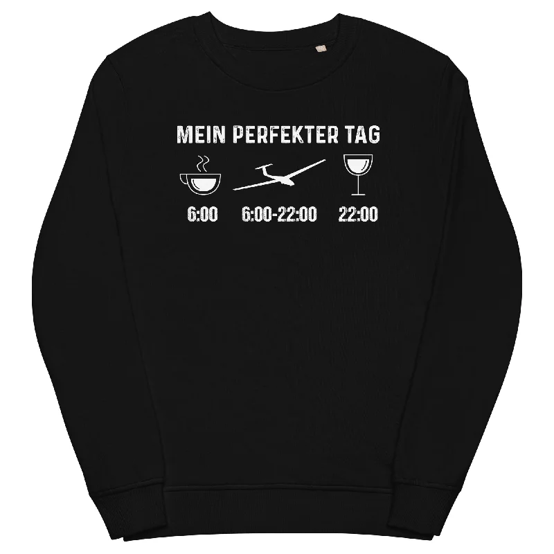 Mein Perfekter Tag - Unisex Premium Organic Sweatshirt Printed Hooded Sweatshirts