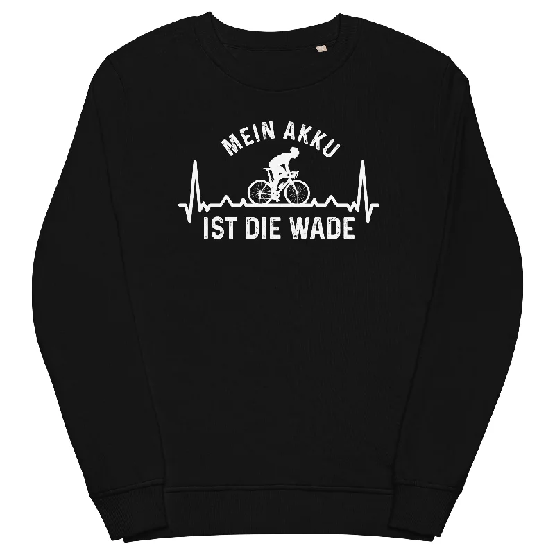 Mein Akku Ist Die Wade 3 - Unisex Premium Organic Sweatshirt Hoodie Sweatshirt with Logo