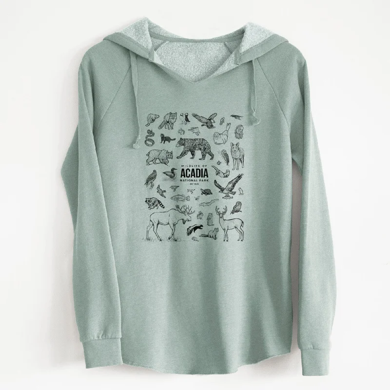 Wildlife of Acadia National Park - Cali Wave Hooded Sweatshirt Chic Hoodie Sweatshirt