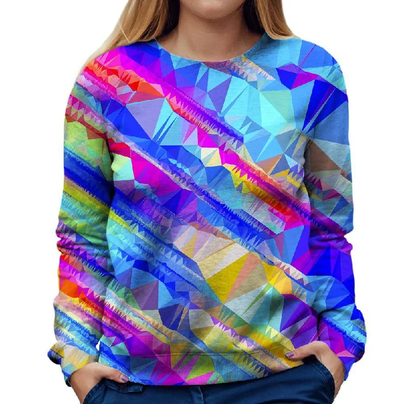 Bright Shapes Womens Sweatshirt Fleece Hoodies & Sweatshirts