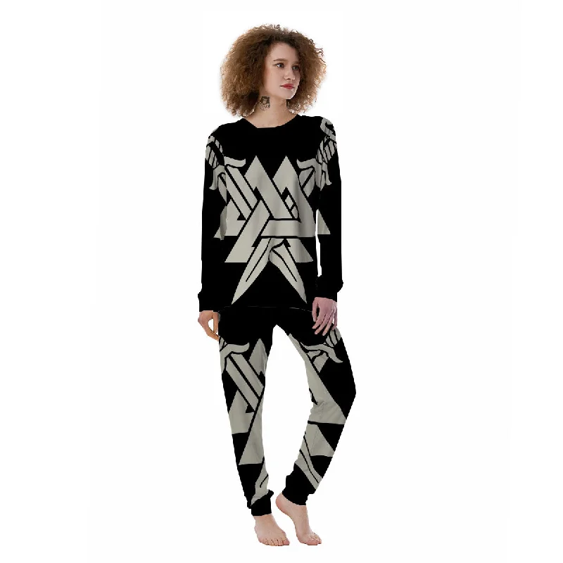 Symbol Viking Valhalla Print Women's Pajamas Victoria’s Secret pajama sets