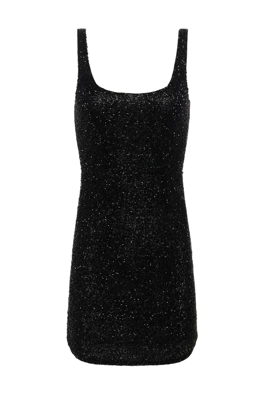 Inori Beaded Mini Dress | Black Preppy mini dresses