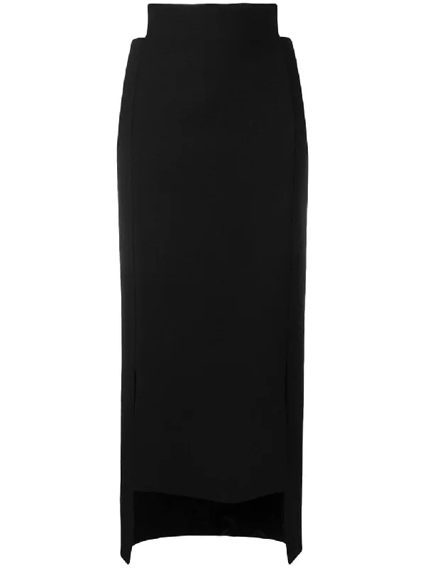 fitted asymmetric skirt Button-front unclassified skirts