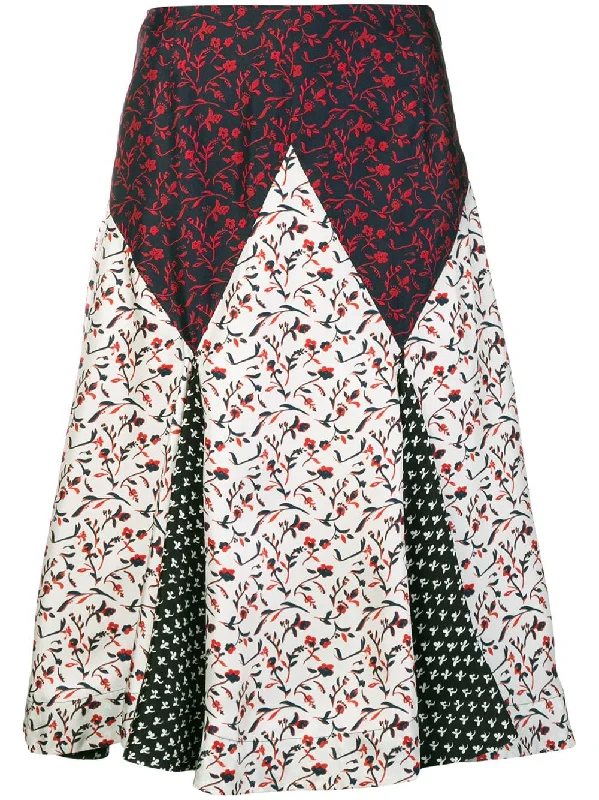 floral print mix skirt Bold pattern unclassified skirts