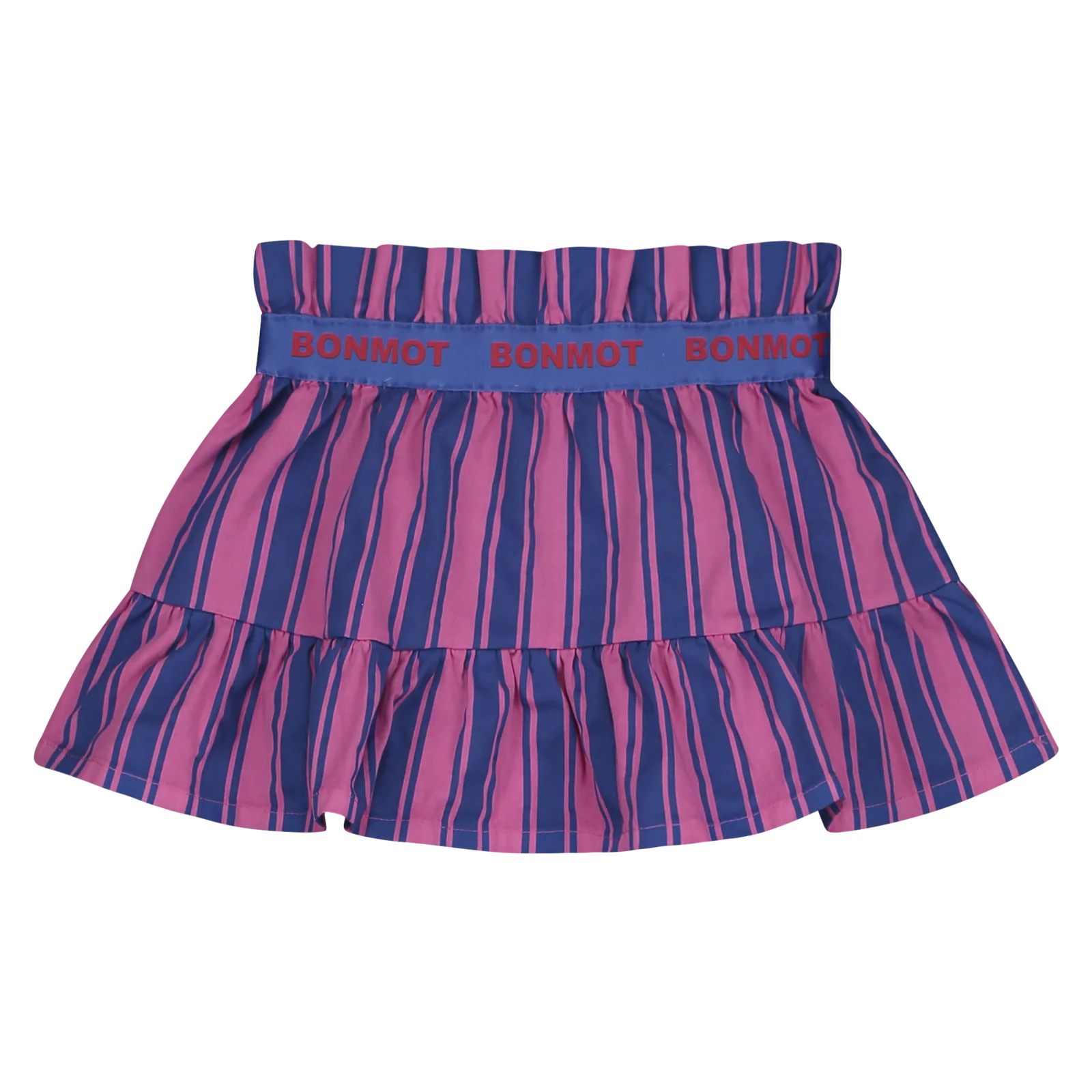 BONMOT RASPBERRY VERTICAL STRIPE SKIRT Wrap unclassified skirts