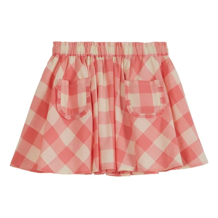 EMILE ET IDA JUPON CANDY GINGHAM SKIRT Affordable unclassified skirts