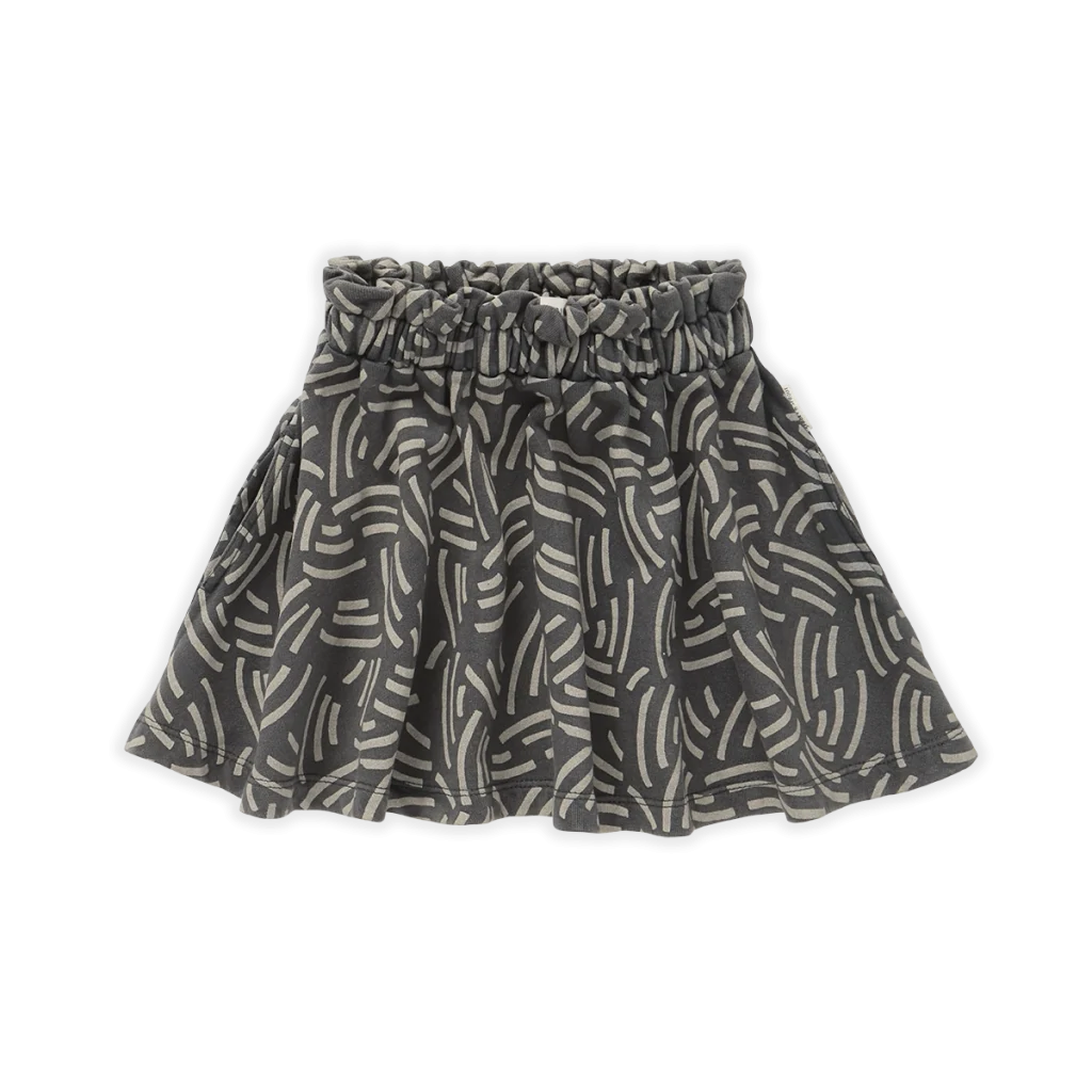 SPROET AND SPROUT PAPERBAG WAVES PRINT SKIRT High-end unclassified skirts