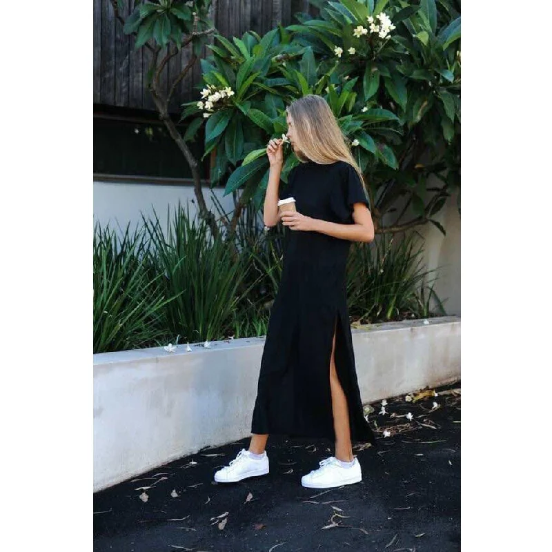 Maxi T Shirt Dress Women 2019 Summer Beach Casual Office Sexy Lightweight maxi dresses for hot weather