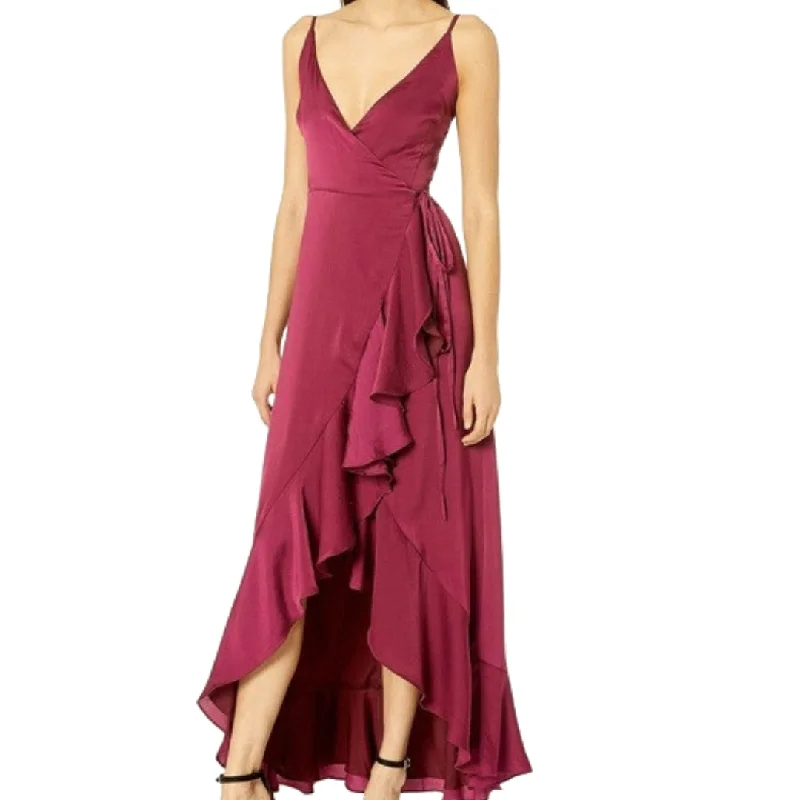 YUMI KIM Women's Burgundy Cross Roads Maxi Dress #DR17407 Small NWT Strapless maxi dresses