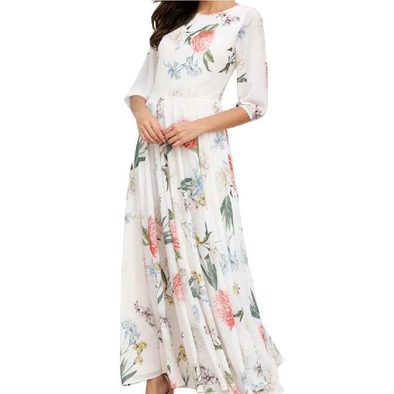 YUMI KIM Women's Forever Yours Ivory Woodstock Maxi Dress #DR3298 NWT Graduation maxi dresses