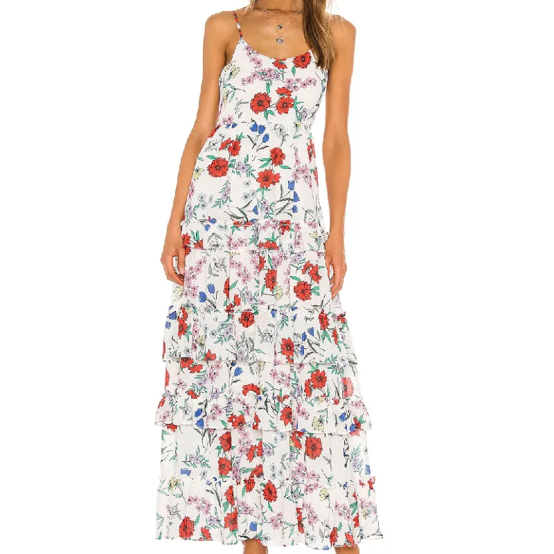 YUMI KIM Women's Garden At Dawn Ivory St Martin Maxi Dress #DR18130/256 NWT Women's trendy maxi dresses sale