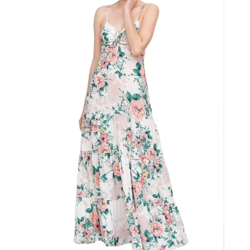 YUMI KIM Women's Wild Rose White Key West Maxi Dress #DR19261 Large NWT Expensive maxi dresses