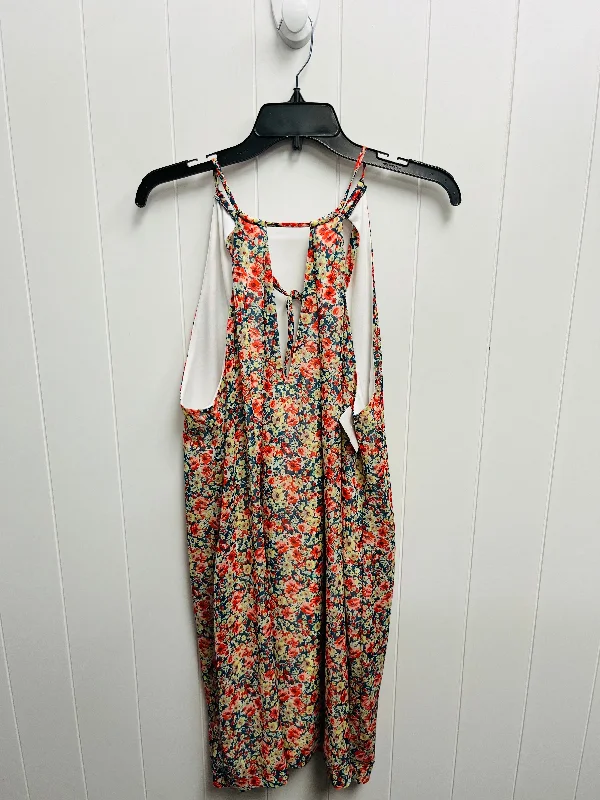 Floral Print Dress Casual Short Eci, Size Xl Maternity floral dresses