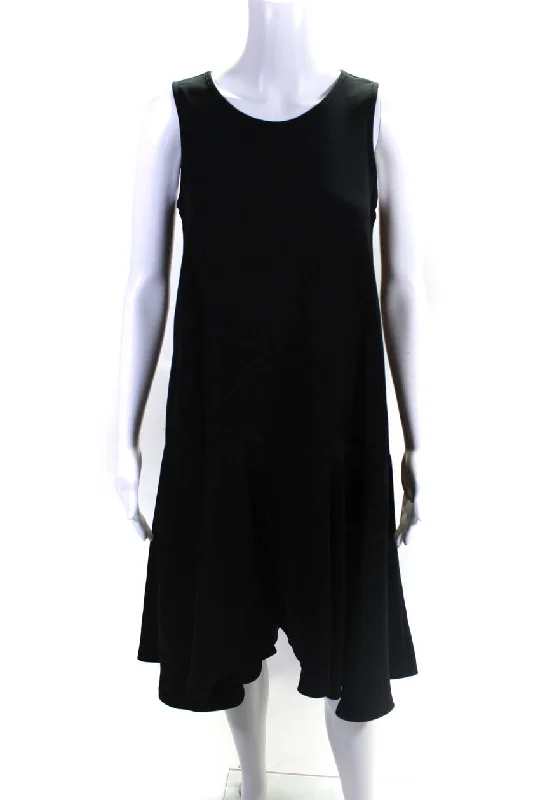 Adeam Womens Sunset Dress Black Velvet unclassified dresses