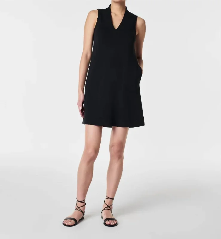 Airessential Sleeveless Dress In Black Spring unclassified dresses