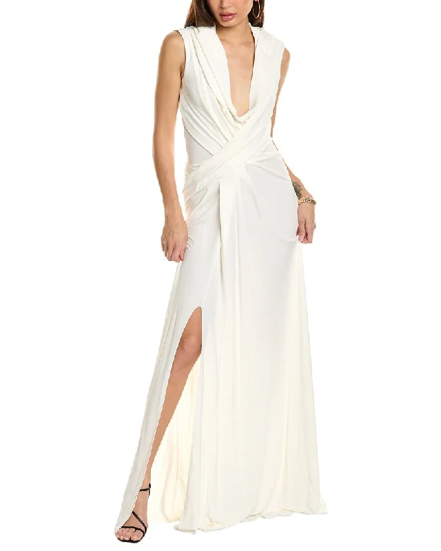 Alberta Ferretti Draped Gown Minimalist unclassified dresses