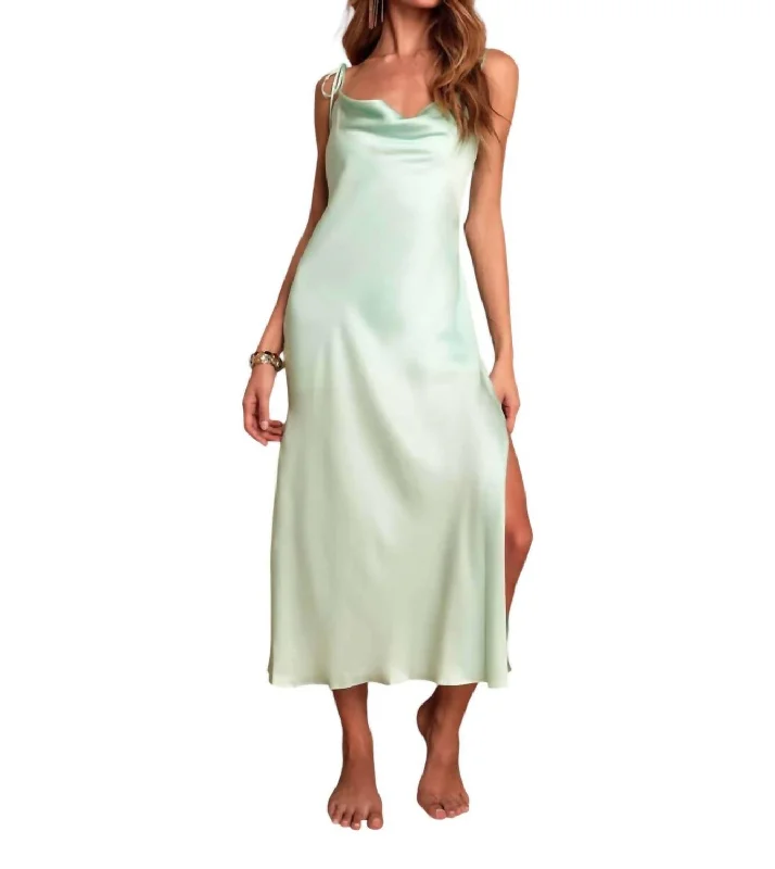 Amalfi Dress In Waves Blue Halter unclassified dresses