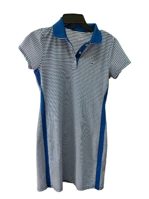 Athletic Dress By Vineyard Vines In Blue White, Size: Xs Velvet unclassified dresses