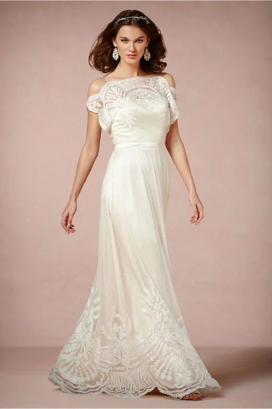 BHLDN Omelia gown by Catherine Deane Tiered unclassified dresses