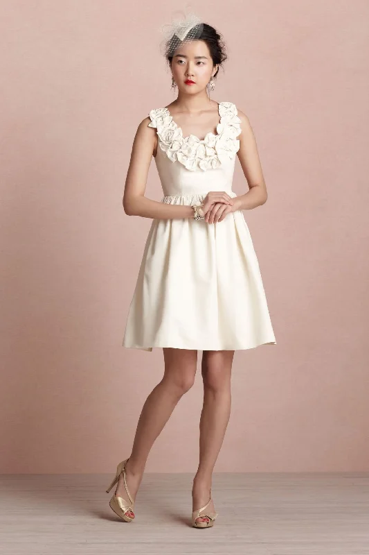 BHLDN Ribboned Garland Dress Ruched unclassified dresses