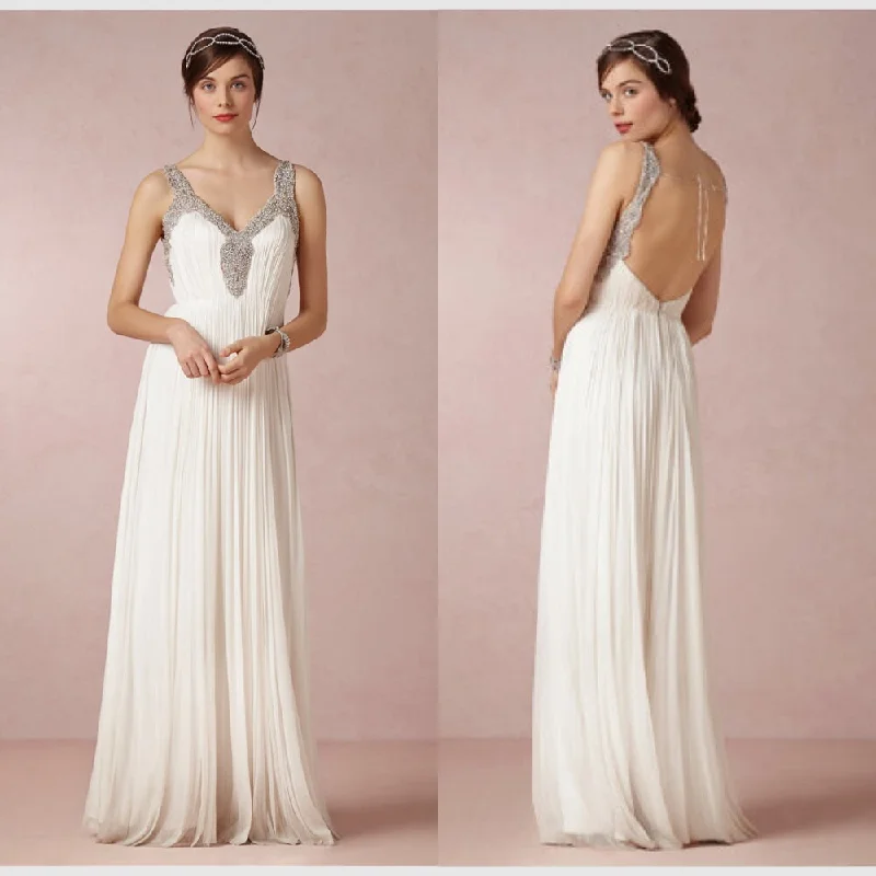 BHLDN Tia Gown (Catherine Deane) Neutral tone unclassified dresses