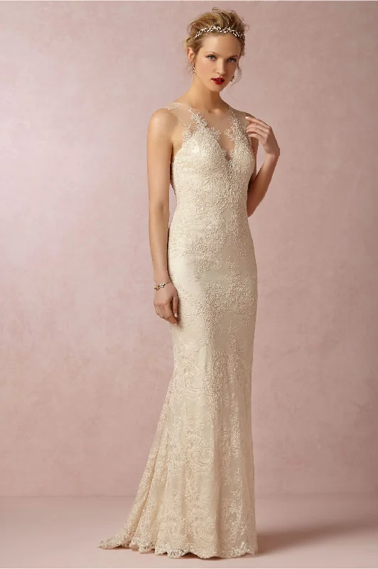 BHLDN Yasmin Gown Smocked unclassified dresses