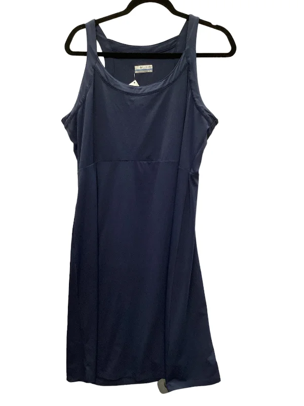 Navy Athletic Dress Columbia, Size Xl Ruffled unclassified dresses