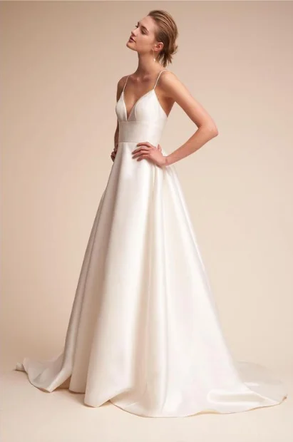 BHLDN Opaline Ballgown Satin unclassified dresses