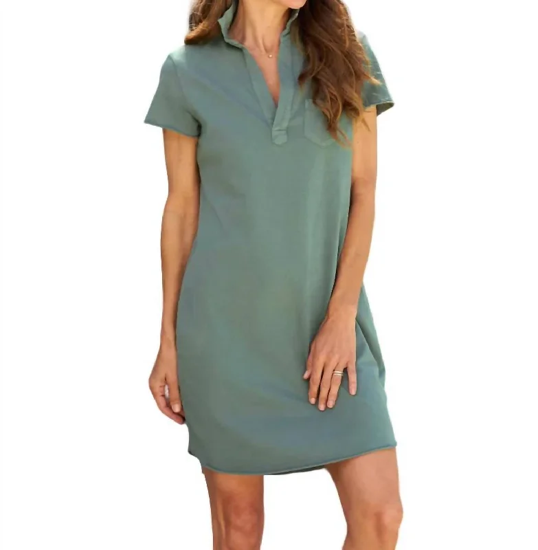 Sporty Polo Dress In Rosemary Engagement unclassified dresses