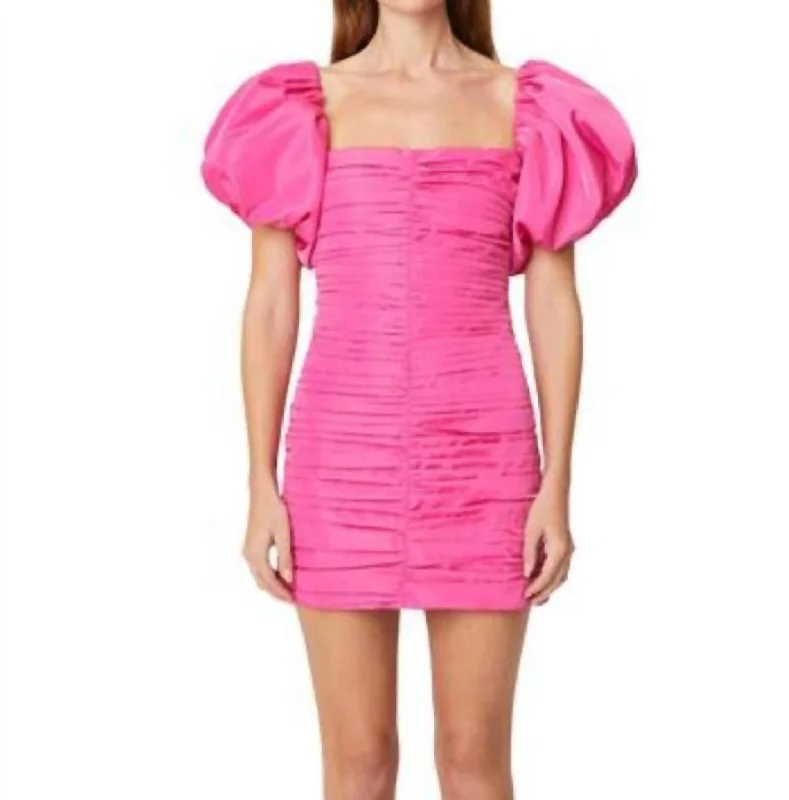 Suzette Dress In Malibu Pink Sleeveless unclassified dresses