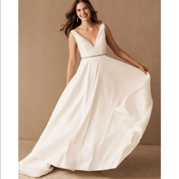 BHLDN Octavia Gown Silk unclassified dresses