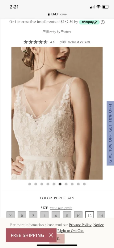 BHLDN Reagan A-line unclassified dresses