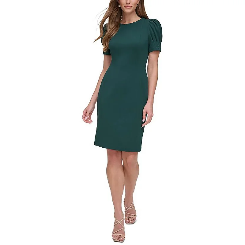 Womens Sheath Dress Knee Length Embroidered unclassified dresses